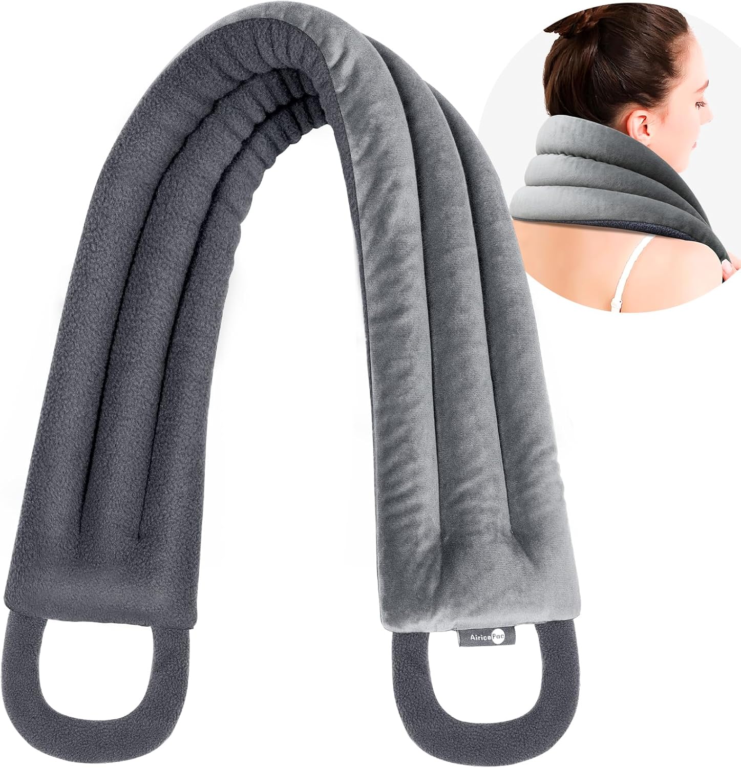 AiricePac microwave heating pad for neck and shoulders front view