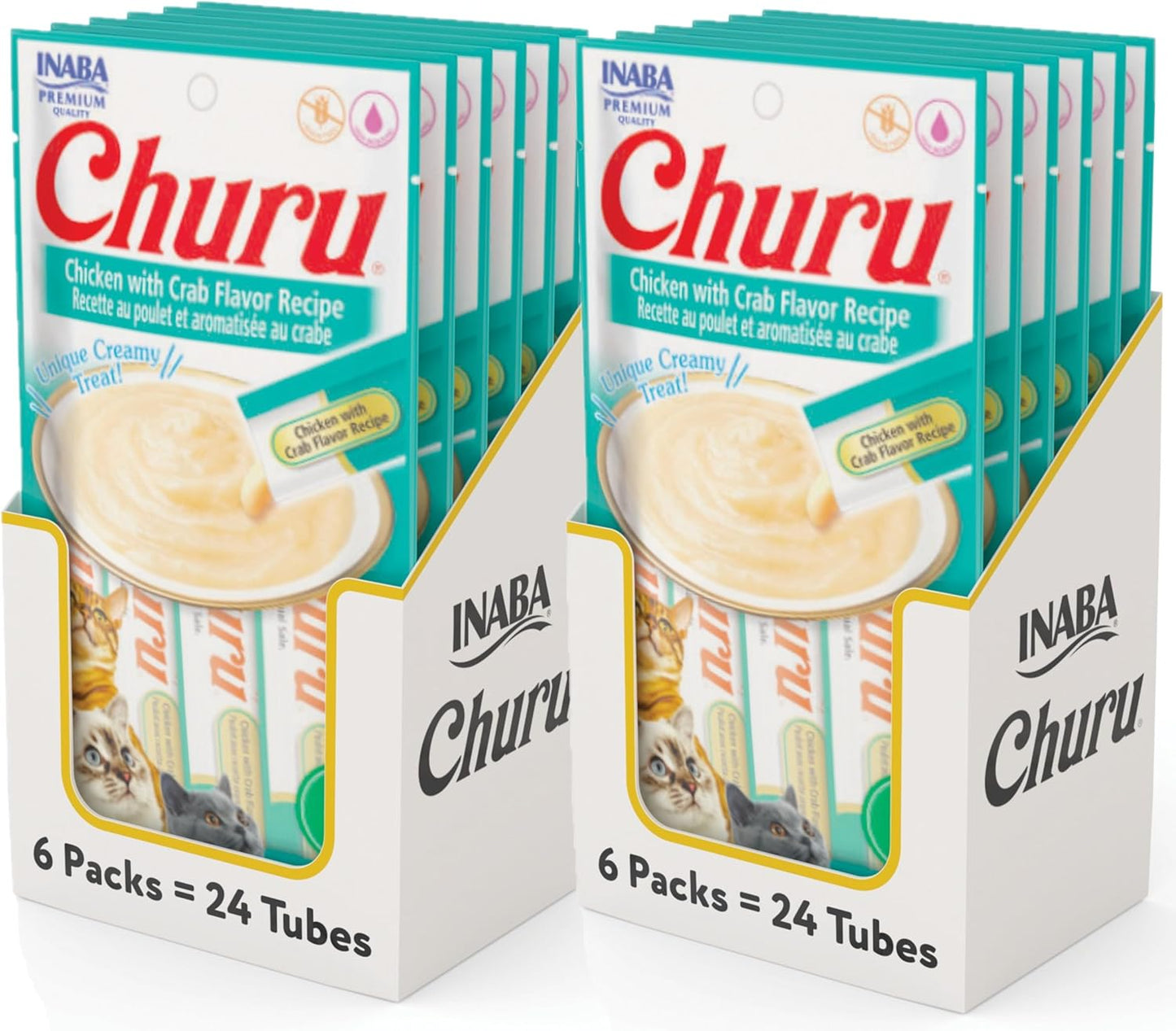 INABA Churu Lickable Pure Natural Cat Treats (Tuna Recipe, 4 Tubes) - Image 10