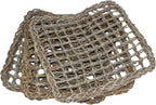 Super Bird Creations SB50008 Seagrass Mat for Cage Decor, Pet Enrichment and Boredom Relief - Versatile Toy-Making Base - Ideal for Parrots - Small to Large Birds & Reptiles - 7"x12" (3 Pack) - Image 14