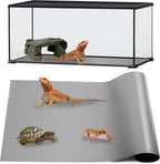 Side profile view of thick PVC material used in zunzingy reptile mat