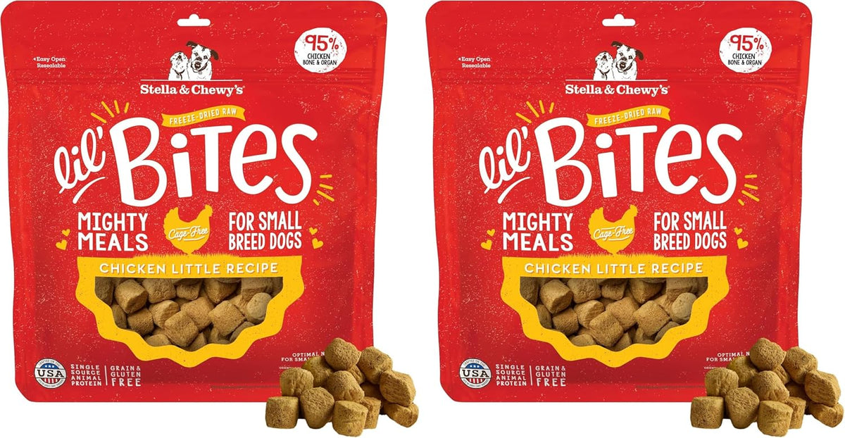 Stella & Chewy's Freeze-Dried Raw Lil' Bites Itty Bitty Beef Recipe Small Breed Dog Food, 7 oz. Bag (Beef) - Image 10