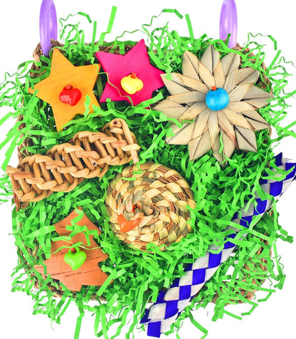 KATUMO lovebird preening toy eco friendly natural materials layout