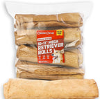 Canine Chews beef basted mega retriever rolls front view pack