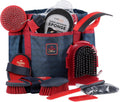 Furrishine professional horse grooming kit front view showcasing the shadowberry tote bag and 11 essential tools.