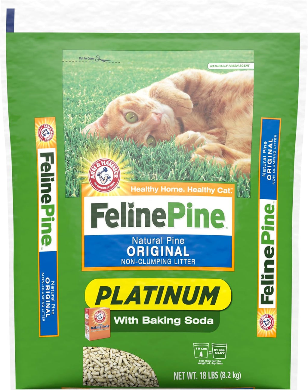 Feline Pine Platinum Non-Clumping Cat Litter 17lb. - Image 10