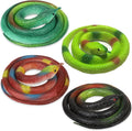 Xsltkby rubber snakes to keep birds away front view showing realistic skin pattern details