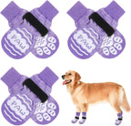 BEAUTYZOO Anti Slip Dog Socks for Small Medium Large Dogs with Grips Straps on Hardwood Floor Protection Wear, Traction Control 3 Pairs Double Side Paw Protector to Prevent Licking for Girl or Boy - Image 10