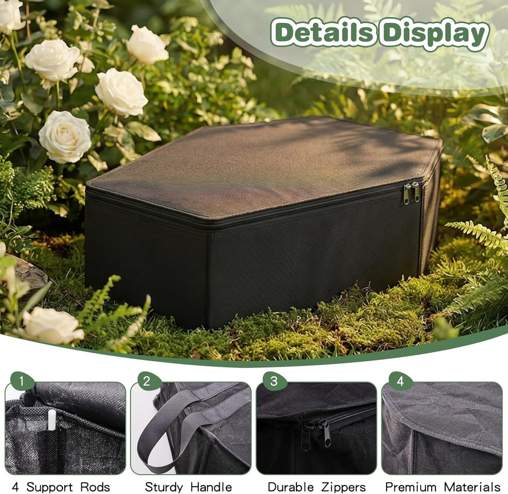 Efulycozyy dog casket for burial and cremation showing non metal zipper closure.