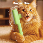 Full packaging view of the imported Zrpot pet deshedding and flea brush.