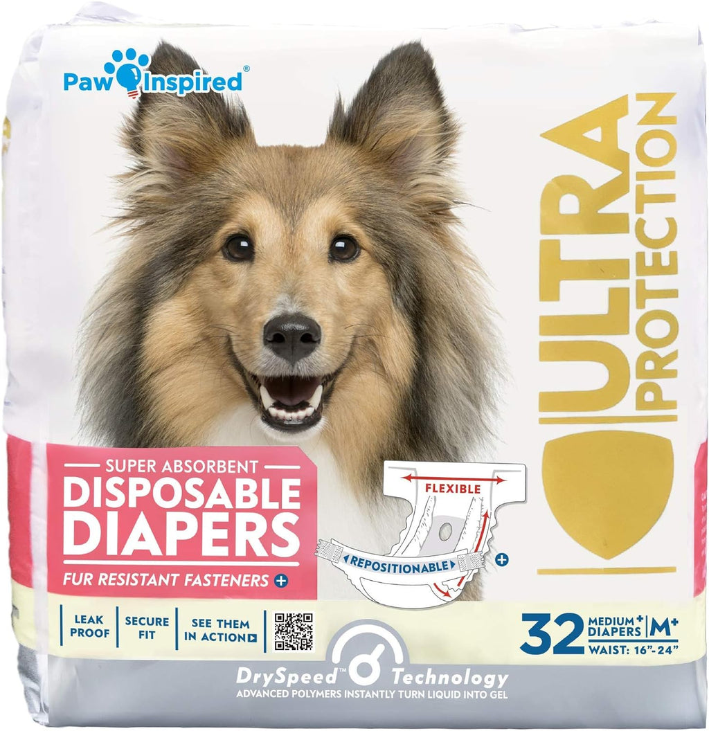 USA imported Paw Inspired disposable diapers for dog incontinence