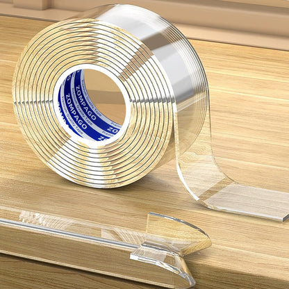Zompago clear soft furniture edge protector strip front view
