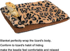 Reptile tank habitat shelter with non-slip silicone bottom