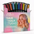 Blue Squid Hair Chalk Comb 10 Pack set front view