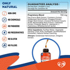 Beloved pets anti inflammatory botanical drops bottle size detail