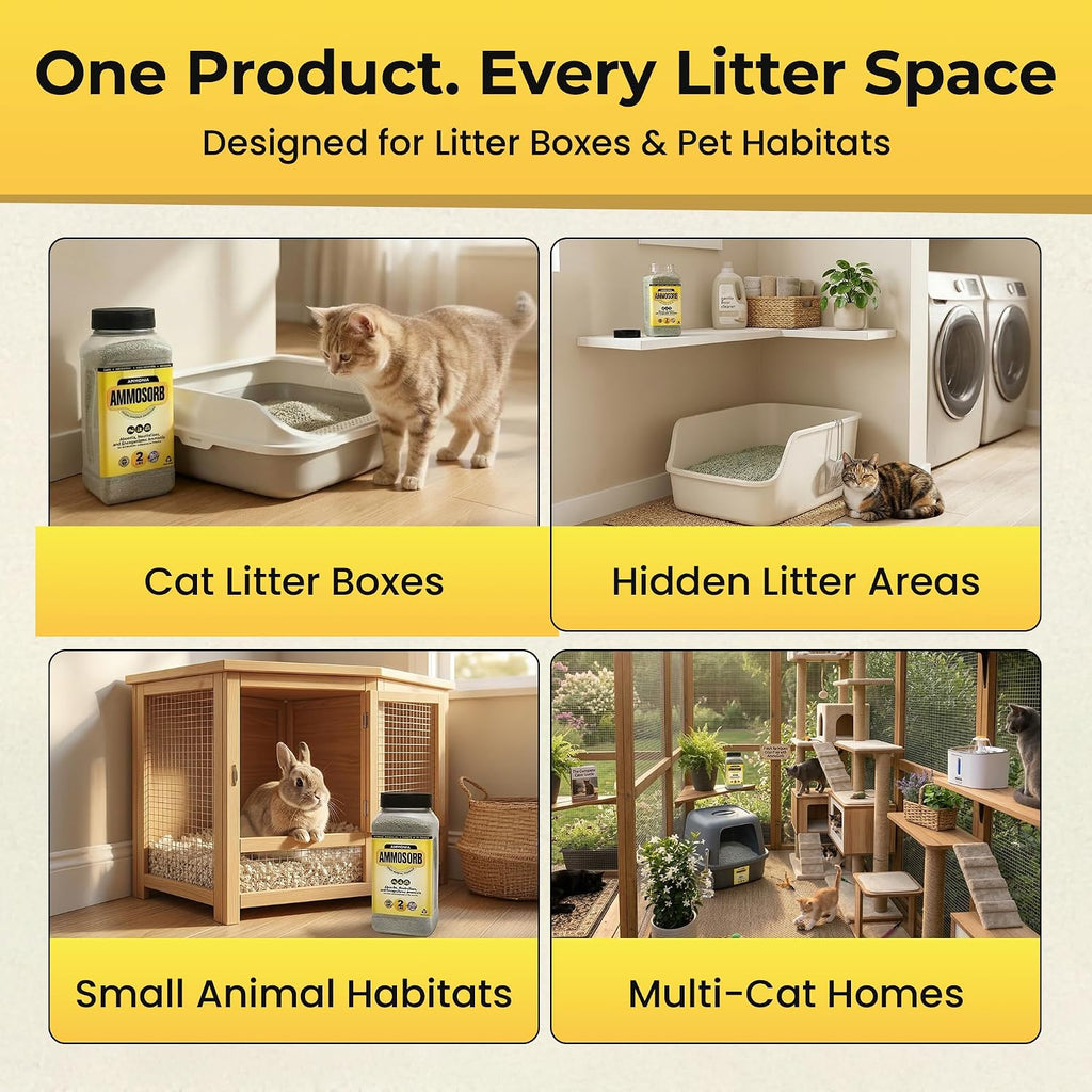 Authentic USA imported pet care product packaging for litter box maintenance