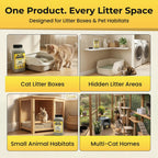 Authentic USA imported pet care product packaging for litter box maintenance