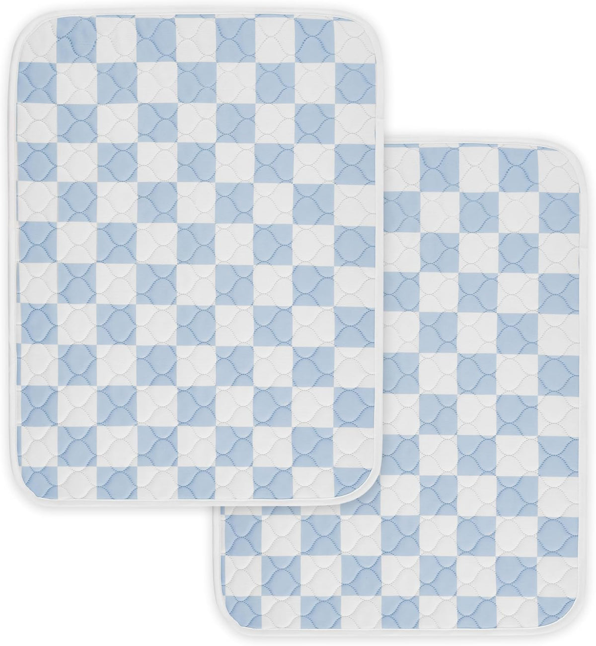 2 Pack Sage Green Checkered Washable Pee Pads for Dogs, Checkered Reusable Dog Pee Pads, for Puppy Playpen, Crate, Whelping Box, Potty Training, Cute Aesthetic Absorbency, Leak-Proof Non-Slip - Image 10
