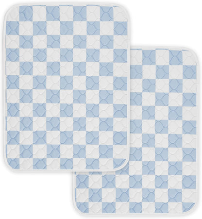 2 Pack Sage Green Checkered Washable Pee Pads for Dogs, Checkered Reusable Dog Pee Pads, for Puppy Playpen, Crate, Whelping Box, Potty Training, Cute Aesthetic Absorbency, Leak-Proof Non-Slip - Image 10