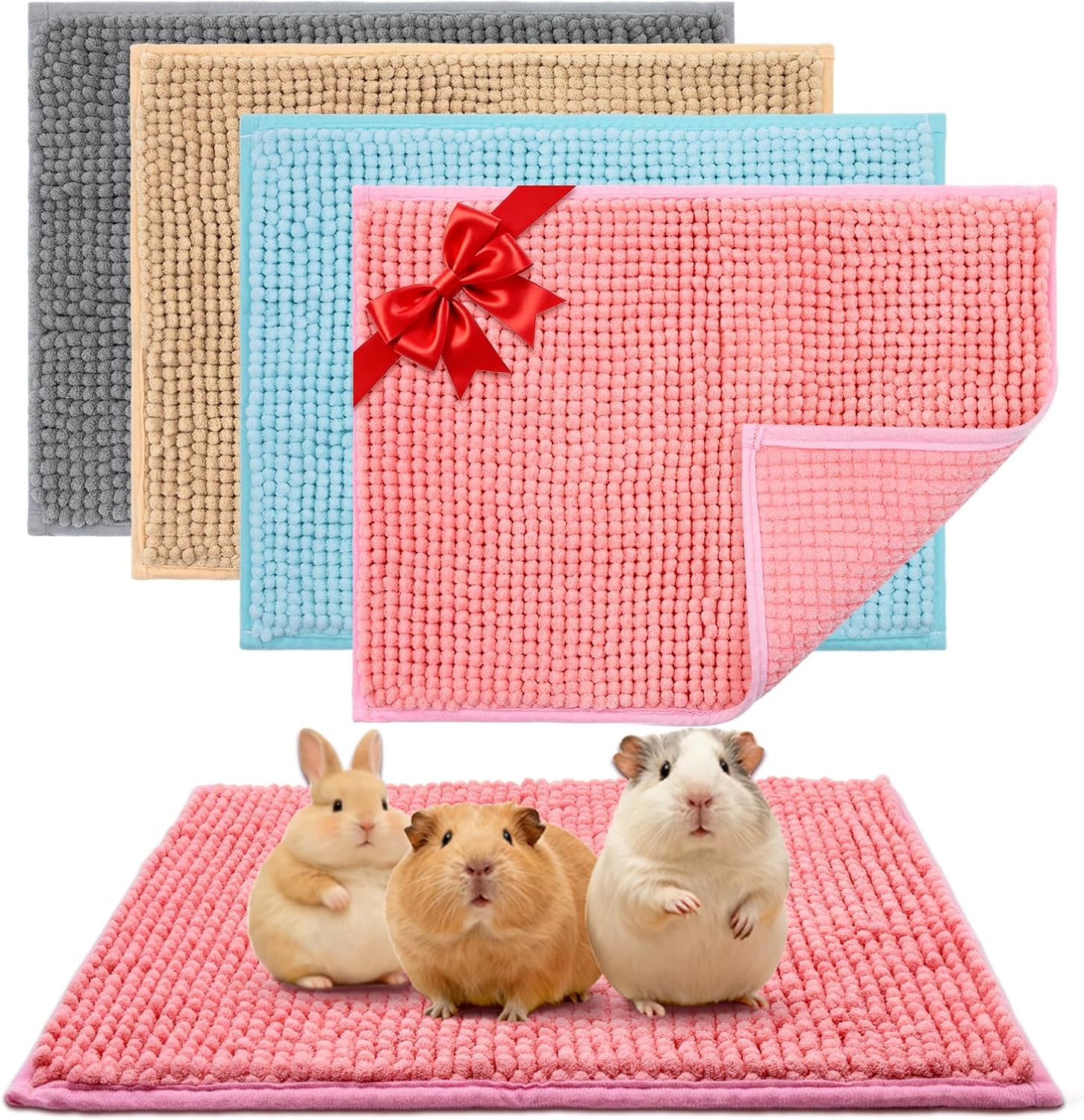 Heliospark guinea pig cage liner 4 piece set front view