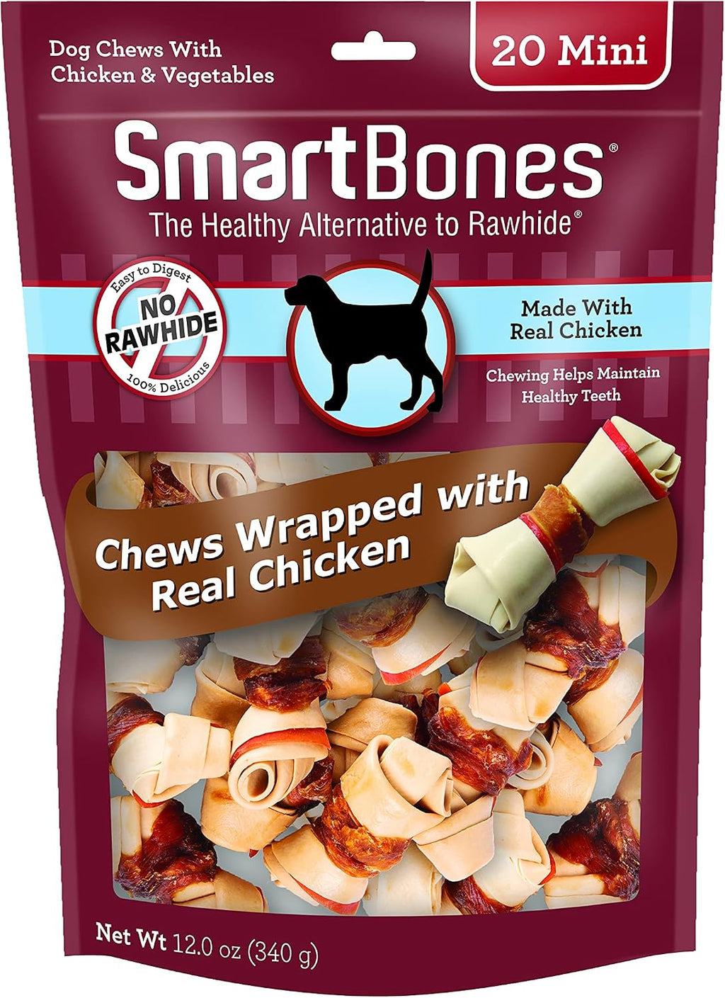 SmartBones Mini Chews With Real Sweet Potato, Rawhide-Free Chews For Dogs, 24 Count - Image 11