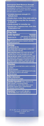 Neutrogena T/Sal Therapeutic Shampoo, Scalp Build-Up Control 4.5 oz, 130 fl oz - Image 5