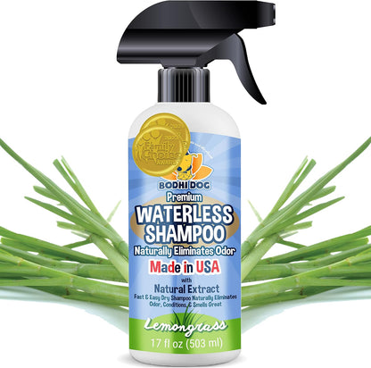 Bodhi Dog Waterless Shampoo - No Rinse Dry Shampoo for Dogs & Cats - Naturally Neutralizes Pet Smelly Odor - Safe for Puppies, Allergies & Sensitive Skin - Made in USA - Lavender (17 Fl Oz) - Image 9