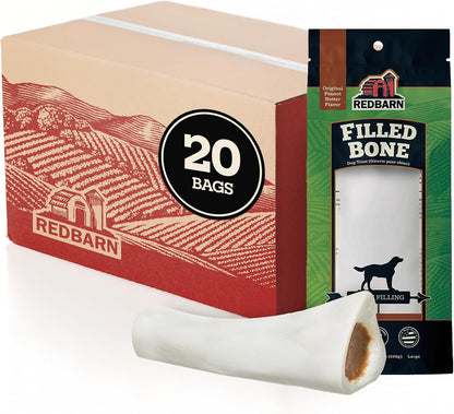 Redbarn Pet Products Large Filled Dog Bones, Cheese & Bacon Flavor - Long Lasting Stuffed Femur Chew Treat Made in USA - 4 Count - Packaging May Vary - Image 12