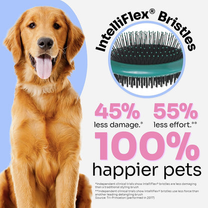 Wet Brush pet detangler ergonomic anti slip handle detail