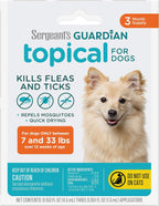 Sergeant's Guardian topical flea and tick prevention for small dogs 7 to 33 lbs