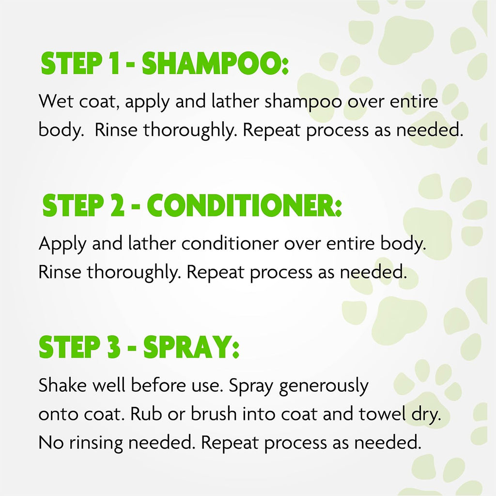 Full packaging of imported pet supplies kit for undercoat hair reduction and healthy skin