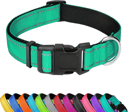 PWOD dog collar padding detail for neck comfort