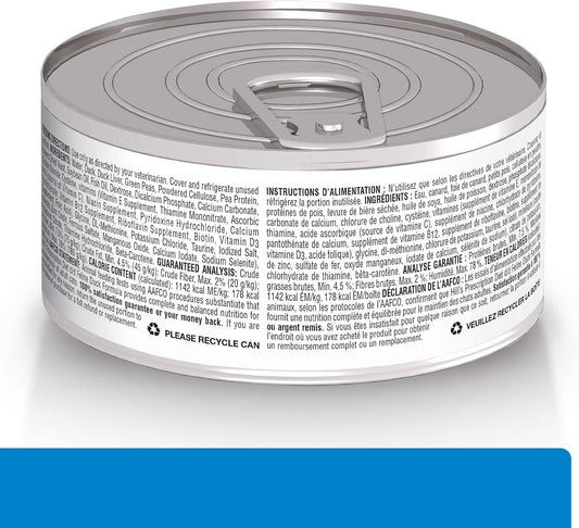 Hill's Prescription Diet feline food sensitivities single protein duck recipe wet food texture