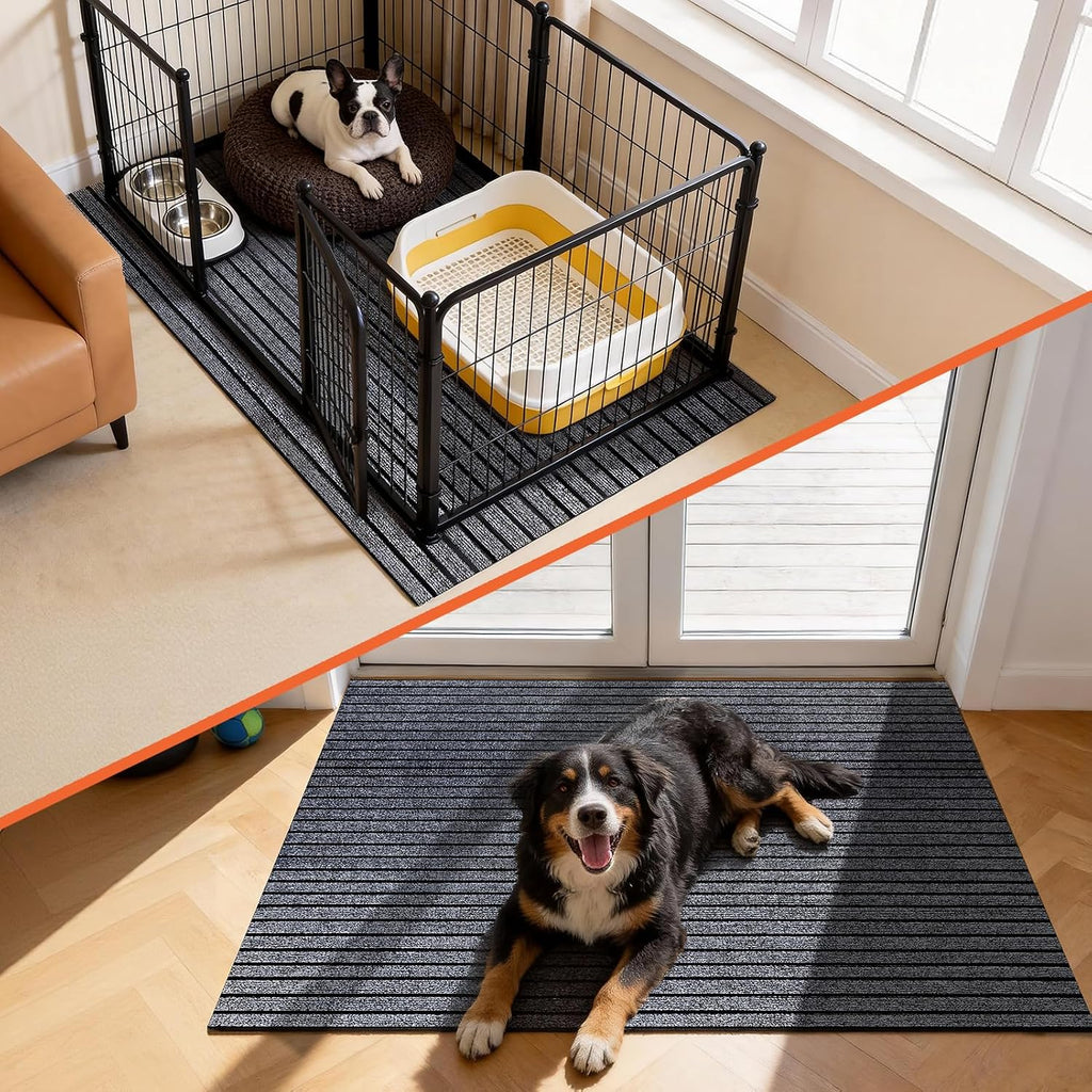 Varrisin pet mat being machine washed in a laundry machine