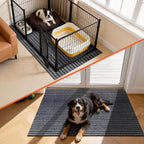 Varrisin pet mat being machine washed in a laundry machine