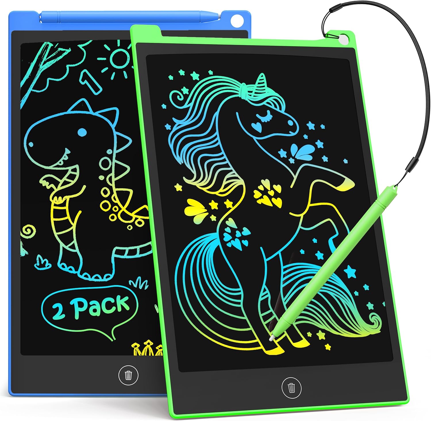 Tecjoe 8.5 inch LCD writing tablet front view