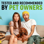 Golden Paw authentic imported pet gut health product with multi strain defense overview.