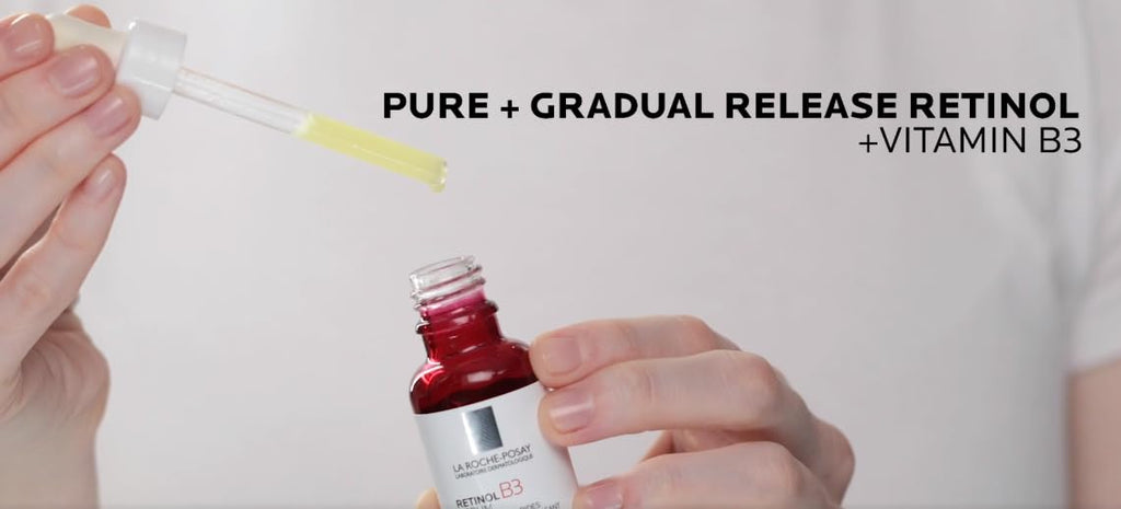 Lightweight retinol serum absorbs smoothly for nightly skincare