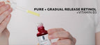 Lightweight retinol serum absorbs smoothly for nightly skincare
