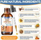 Carmelie canine dietary supplement bottle showing feeding directions