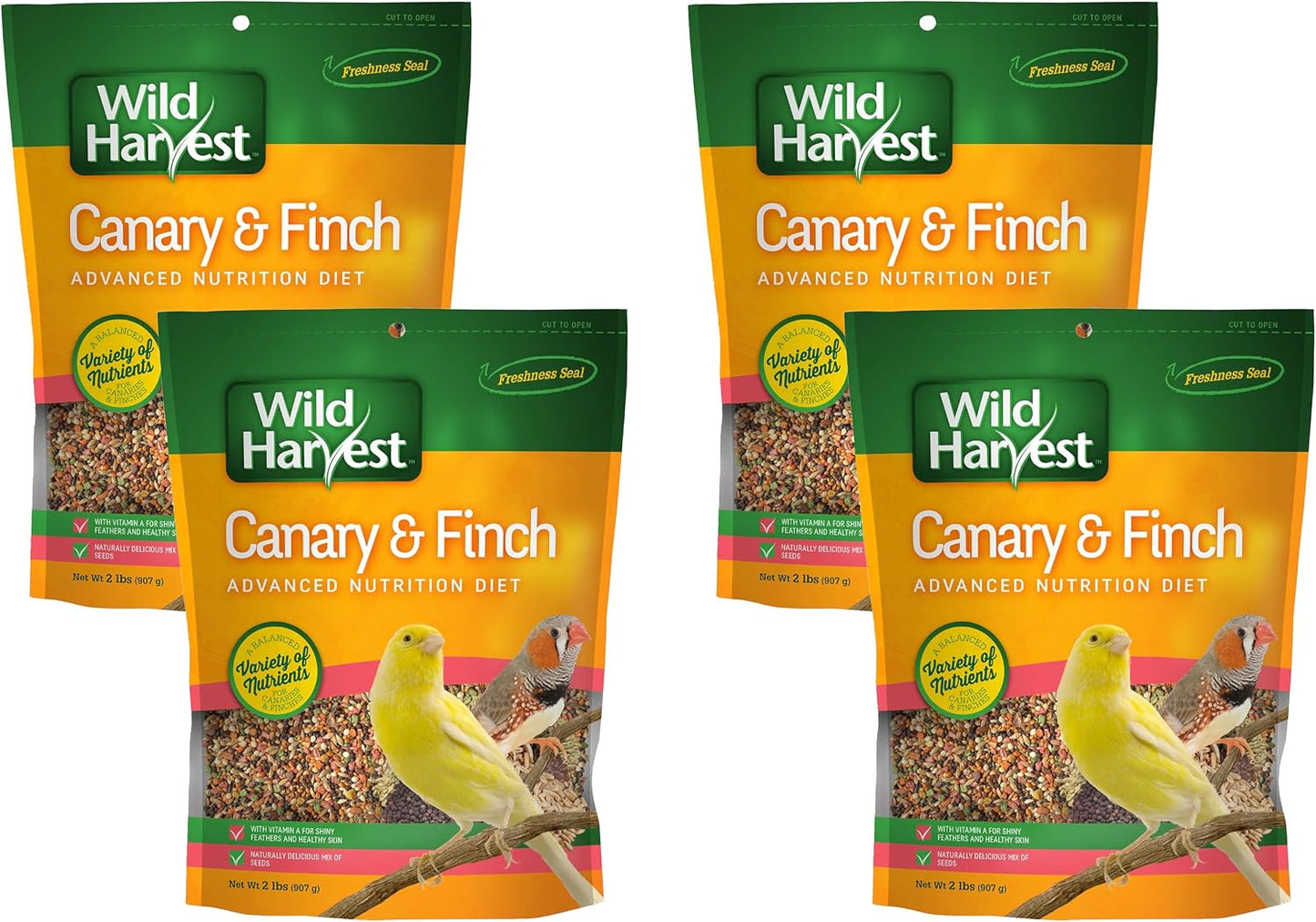 Authentic Wild Harvest bird food imported to India