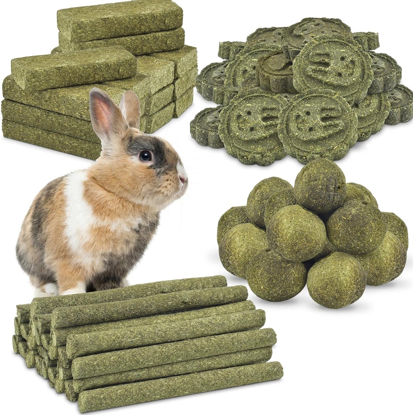 ERKOON pet care set showcasing 25 pieces of premium imported rodent chew toys