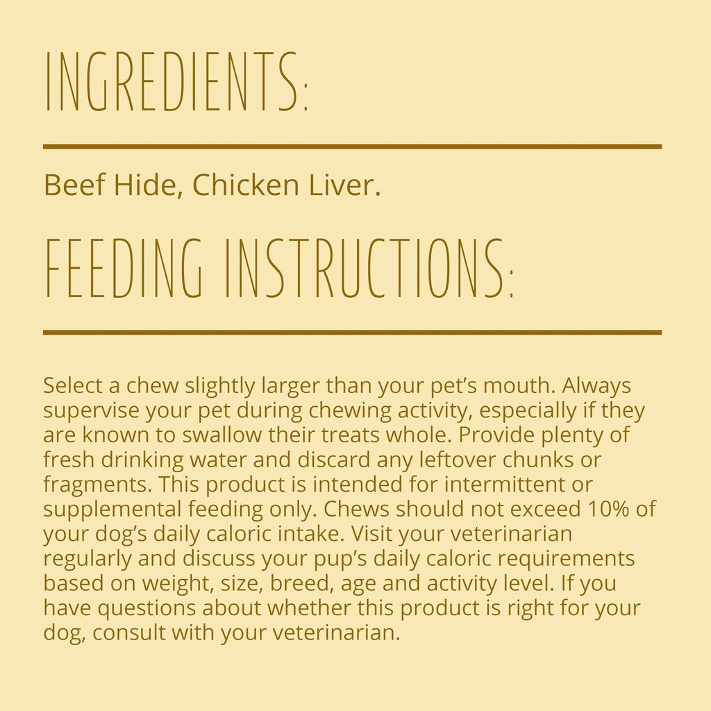 Back of Better Belly dog treats packaging showing ingredients