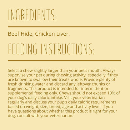 Back of Better Belly dog treats packaging showing ingredients