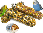 2PCS Parakeet Treat,Natural Parrots Treat Sticks,Vegetable & Grain Flavor Crunch Sticks,Bird Treats for Cockatiel Budgies Lovebirds Canary Conure Finches - Image 9