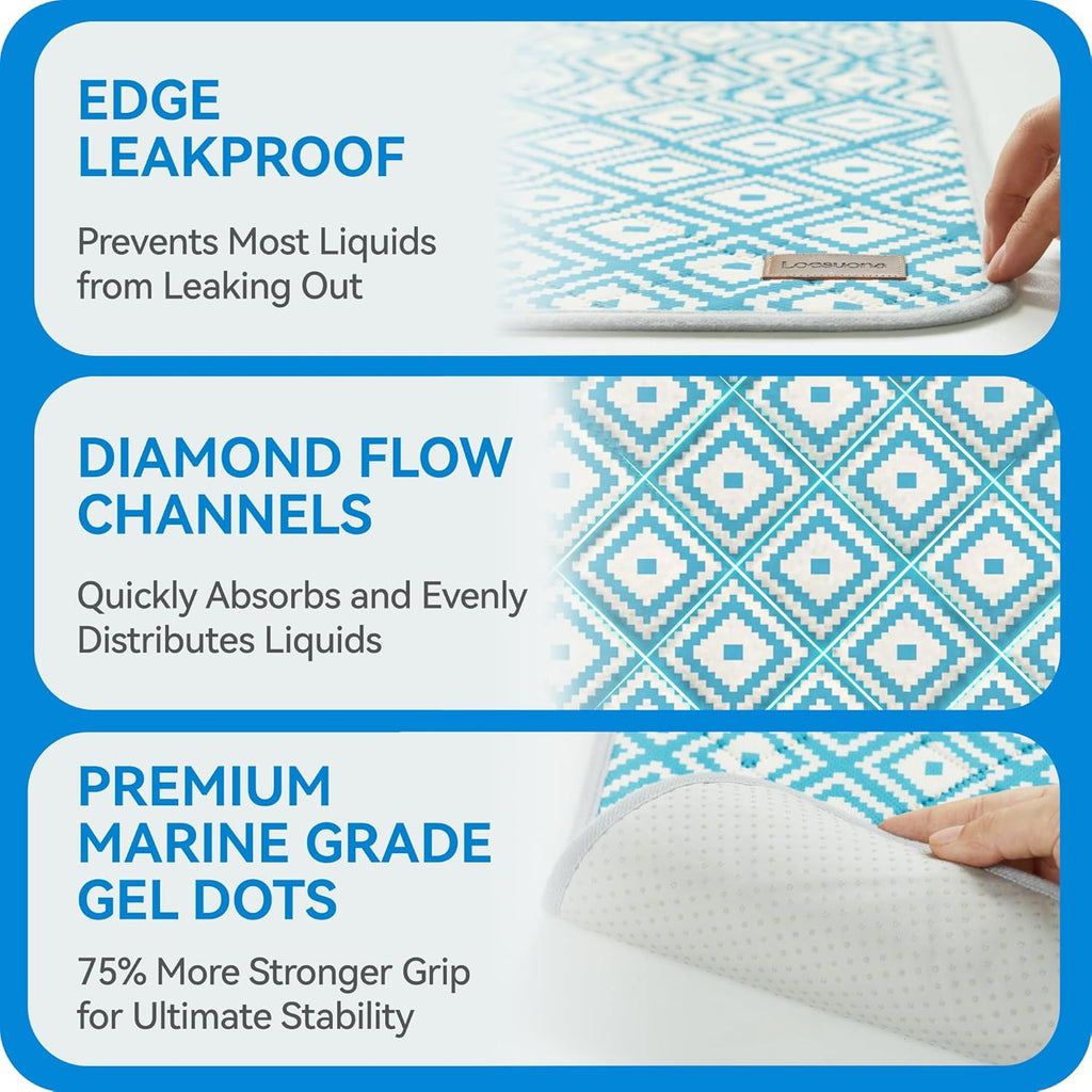 Two Loesuona washable pee pads stacked for product display