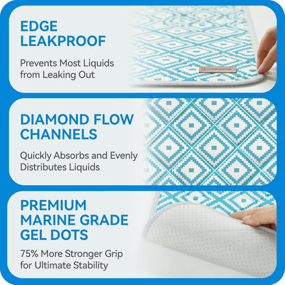Two Loesuona washable pee pads stacked for product display