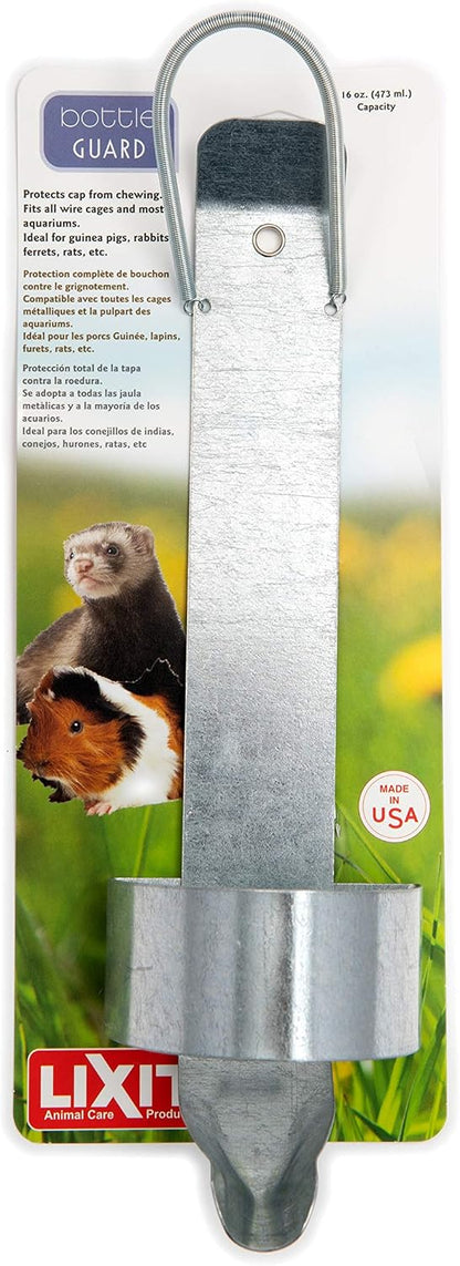 Lixit Wire and Aquarium Cage Water Bottle Chew Guard for Guinea Pigs, Rats, Rabbits, Ferrets Hamsters and Other Small Animals. (8oz),Silver - Image 11