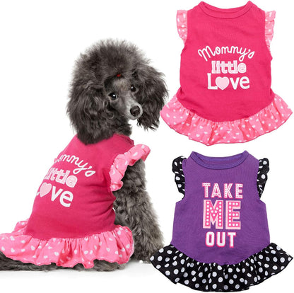 Close up of high elasticity stitching on imported Weewooday dog summer outfit