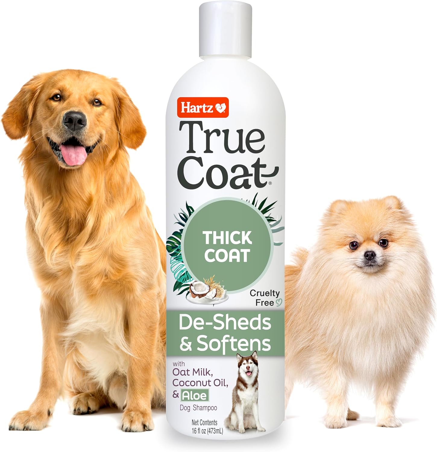 True Coat Curly or Wavy Dog Shampoo, 5 in 1 Detangles & Conditions with Oat Milk, Coconut Oil & Shea Butter, 16 oz - Image 9
