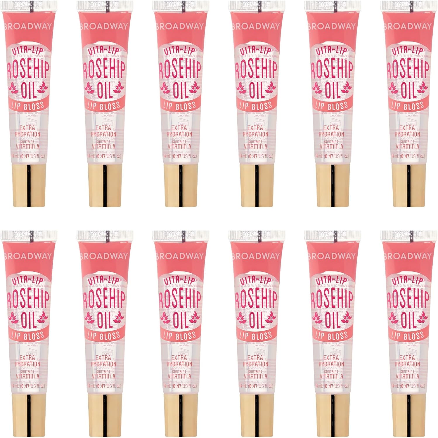 Ruby Kisses broadway vita lip clear gloss for high shine and lip hydration